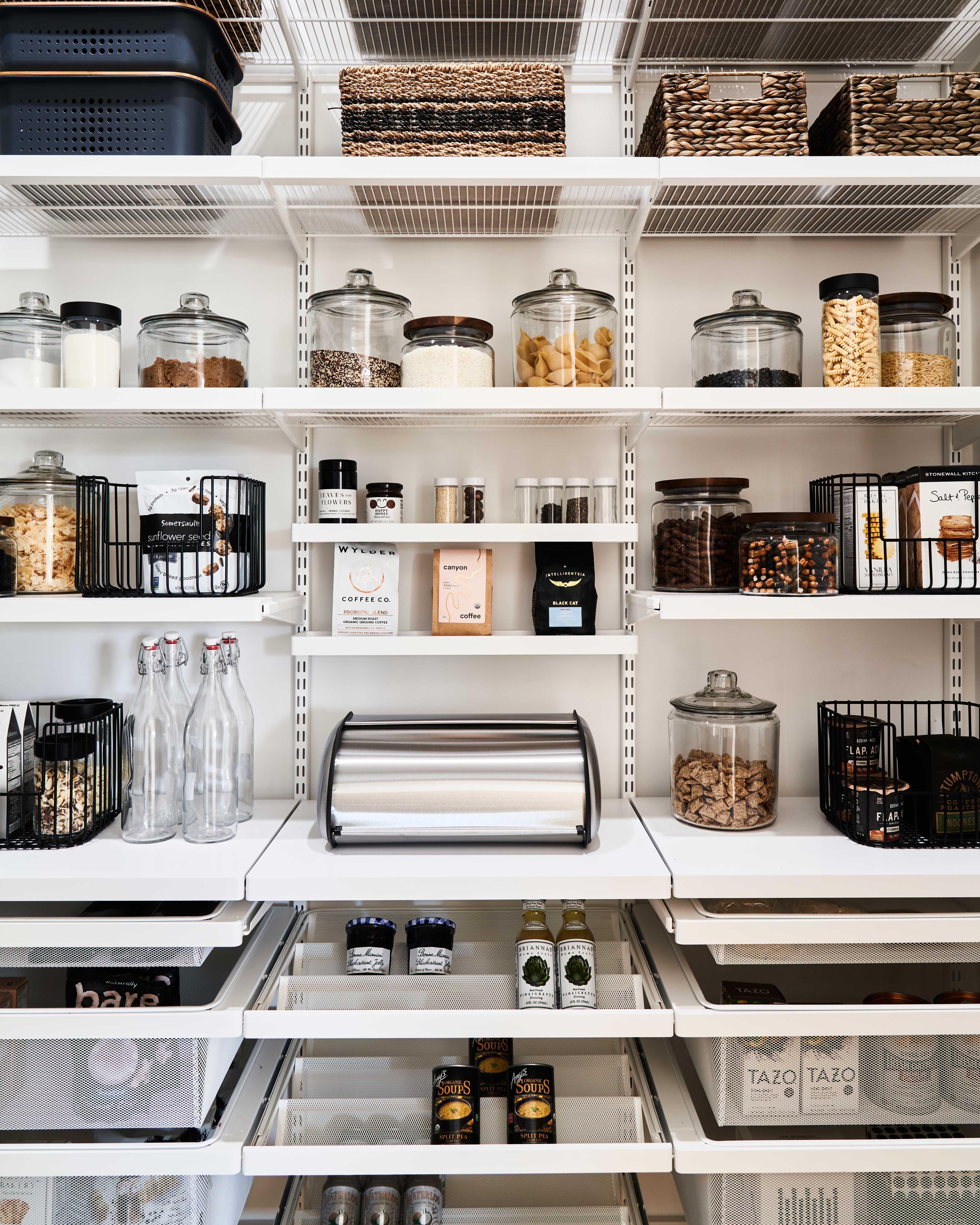 Pantry with Container Store Elfa System