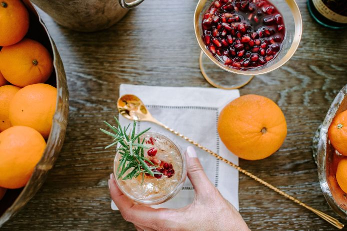 Holiday Bubbly Drinks