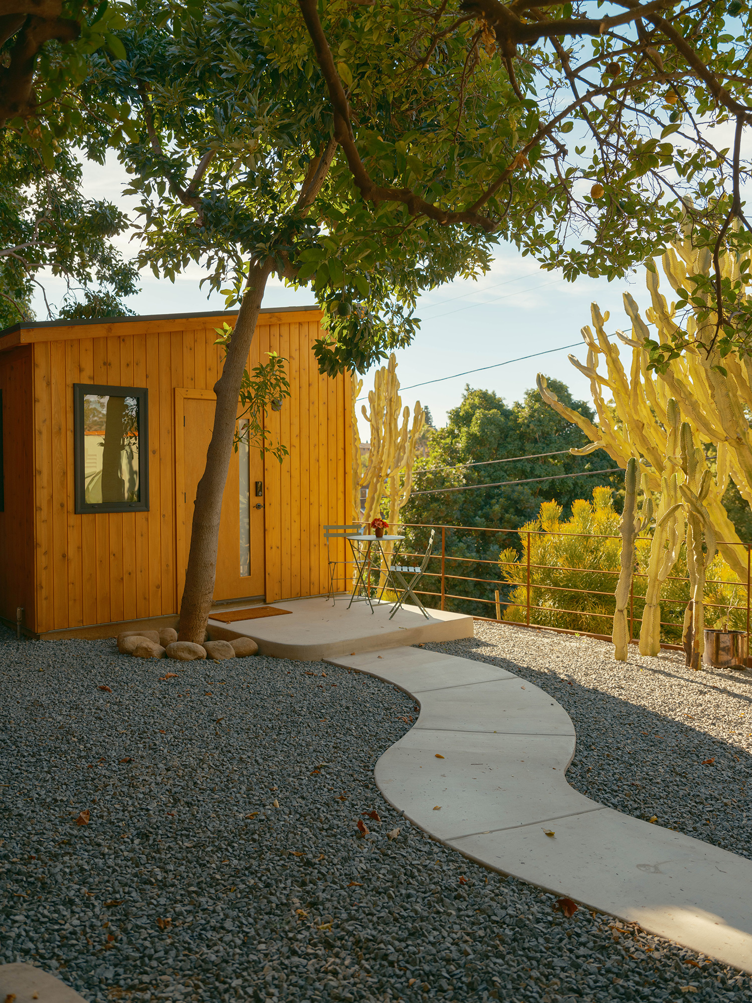 Pathway in Echo Park House by OWIU