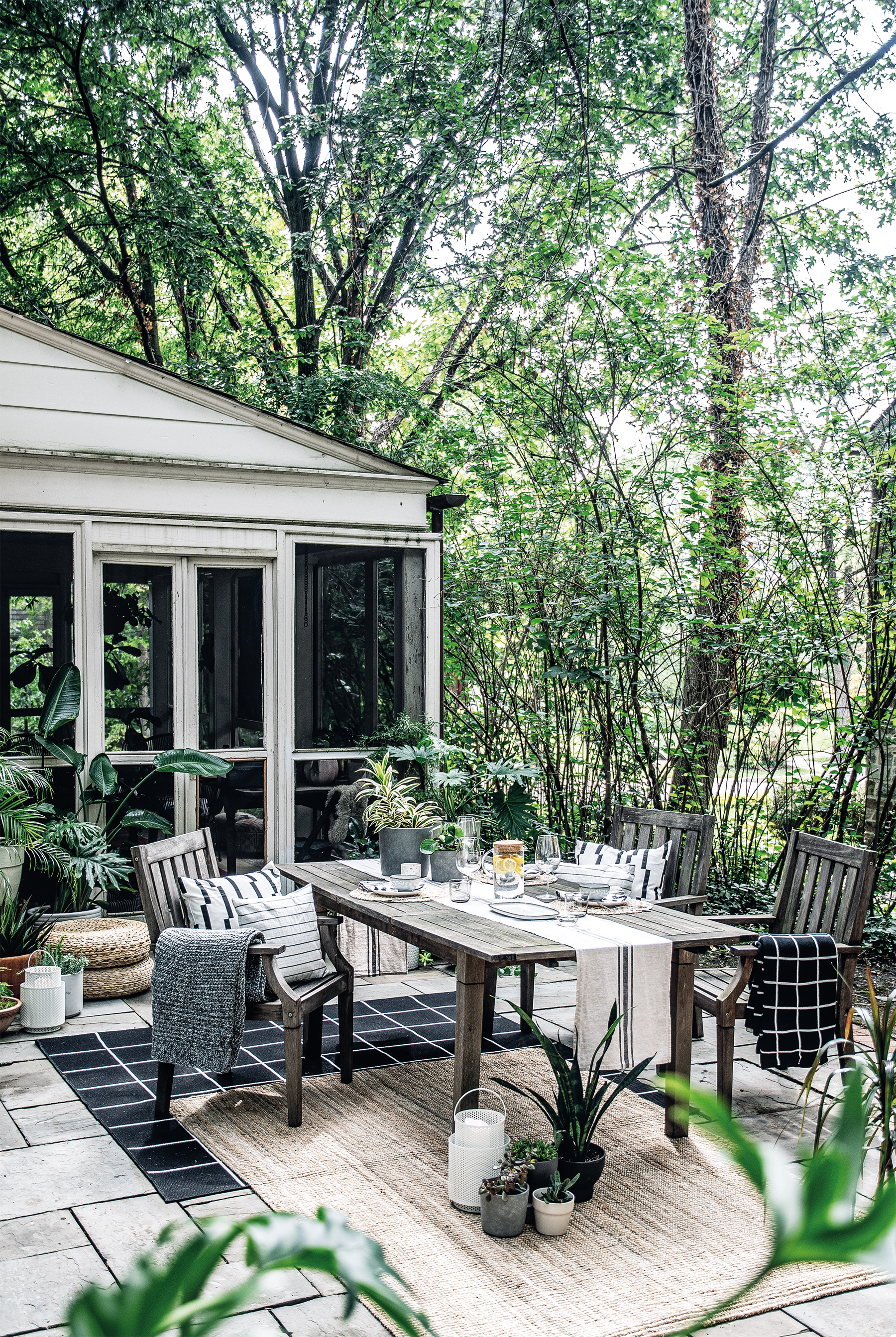 Patio in Living Wild by Hilton Carter