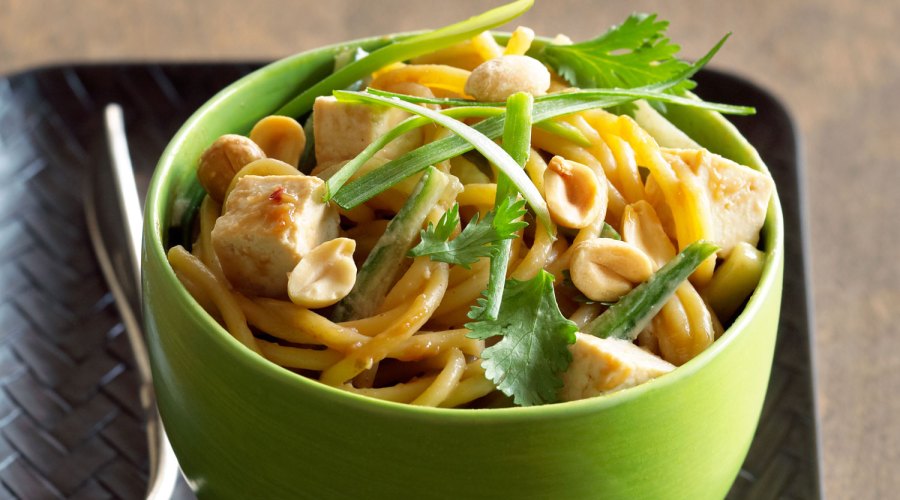 Peanut Noodles with Tofu
