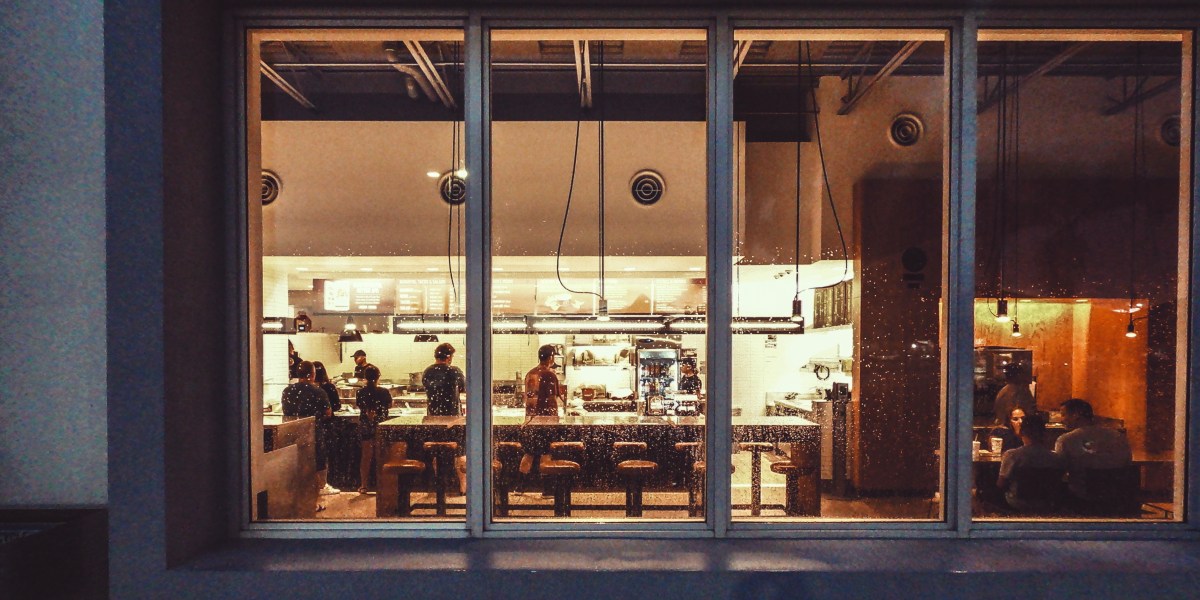 people dining inside a restaurant
