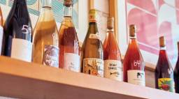 Wine Bottles on Shelf