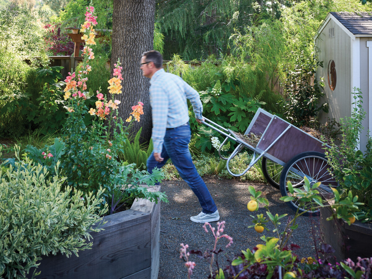 Jonathan Schimmel with a Cart