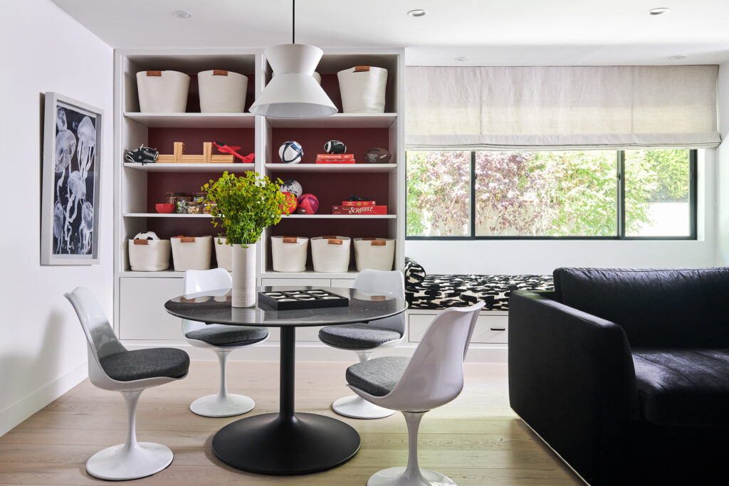 Playroom Storage designed by Linda Hayslett LH.Designs