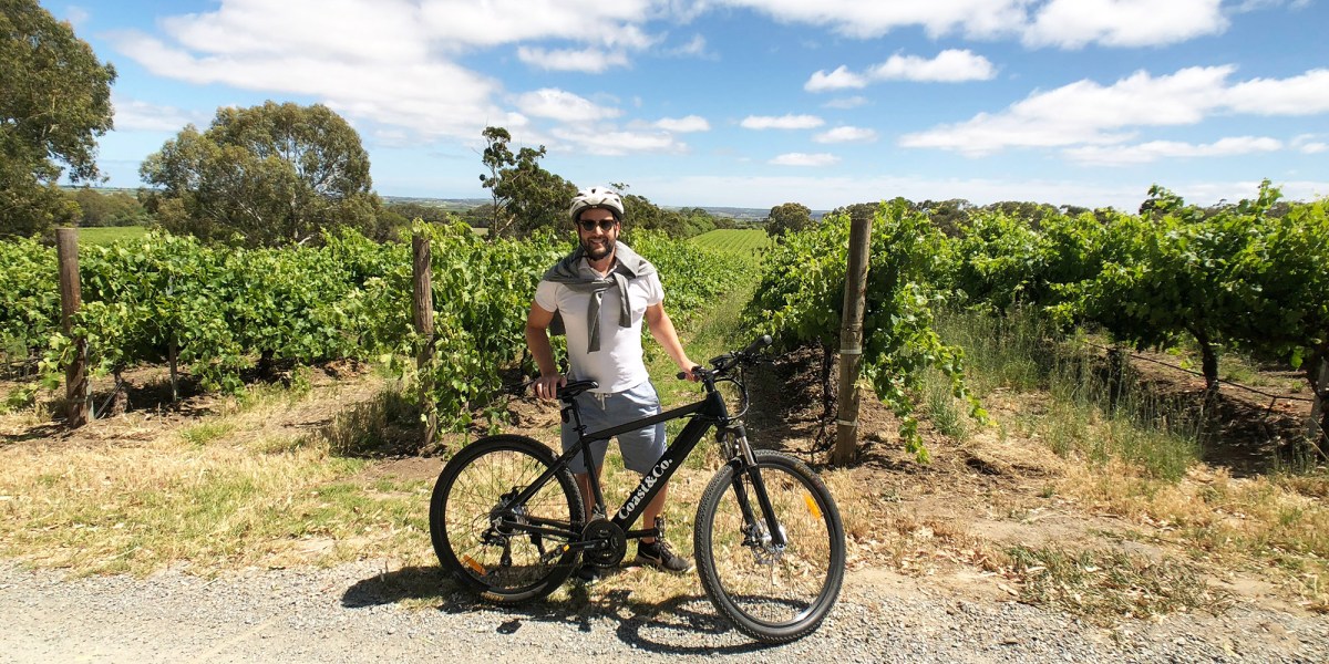 Eric Rosen in a Vineyard