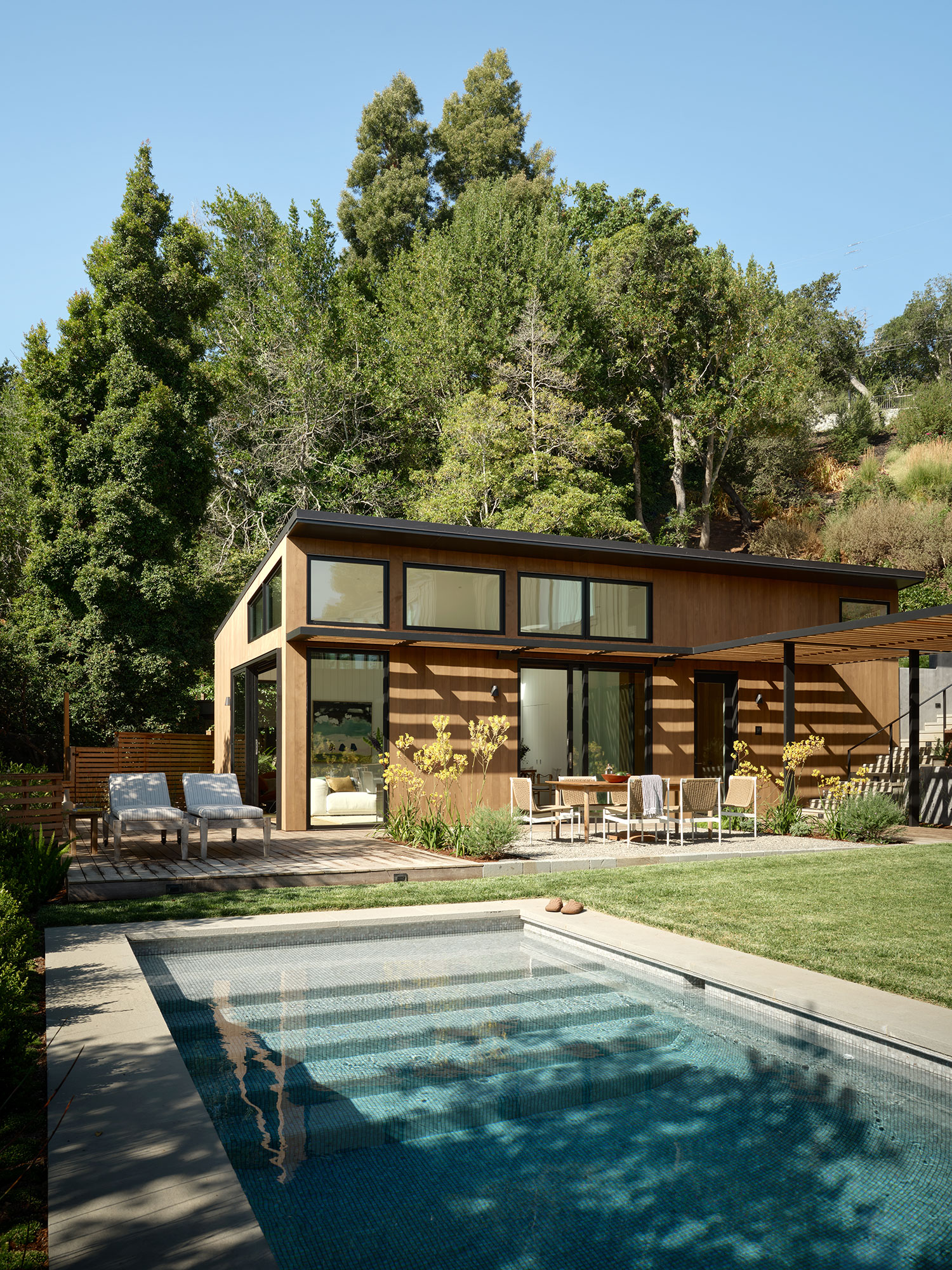 Pool in Mill Valley ADU by Richardson Pribuss Architects