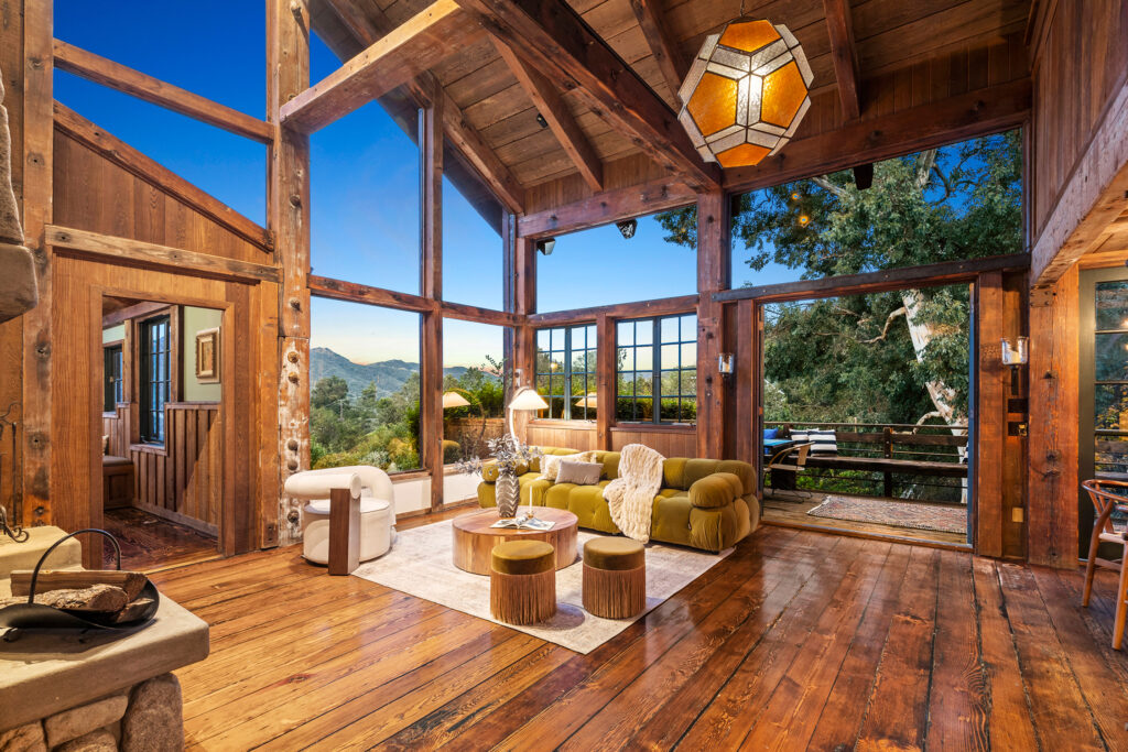 Post and Beam Living Area