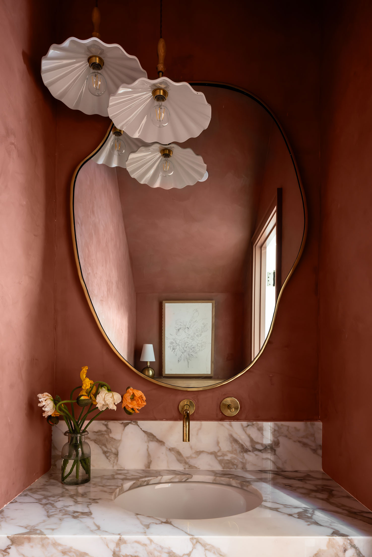 Powder Room Moorpark Reno by Madison Nicole Design