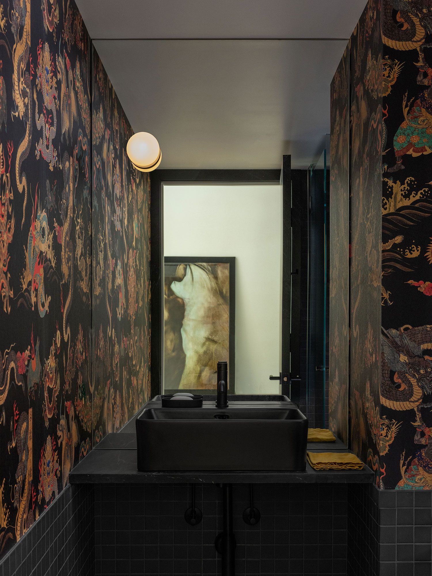 Powder Room Seattle Art Studio House by SHED Architecture