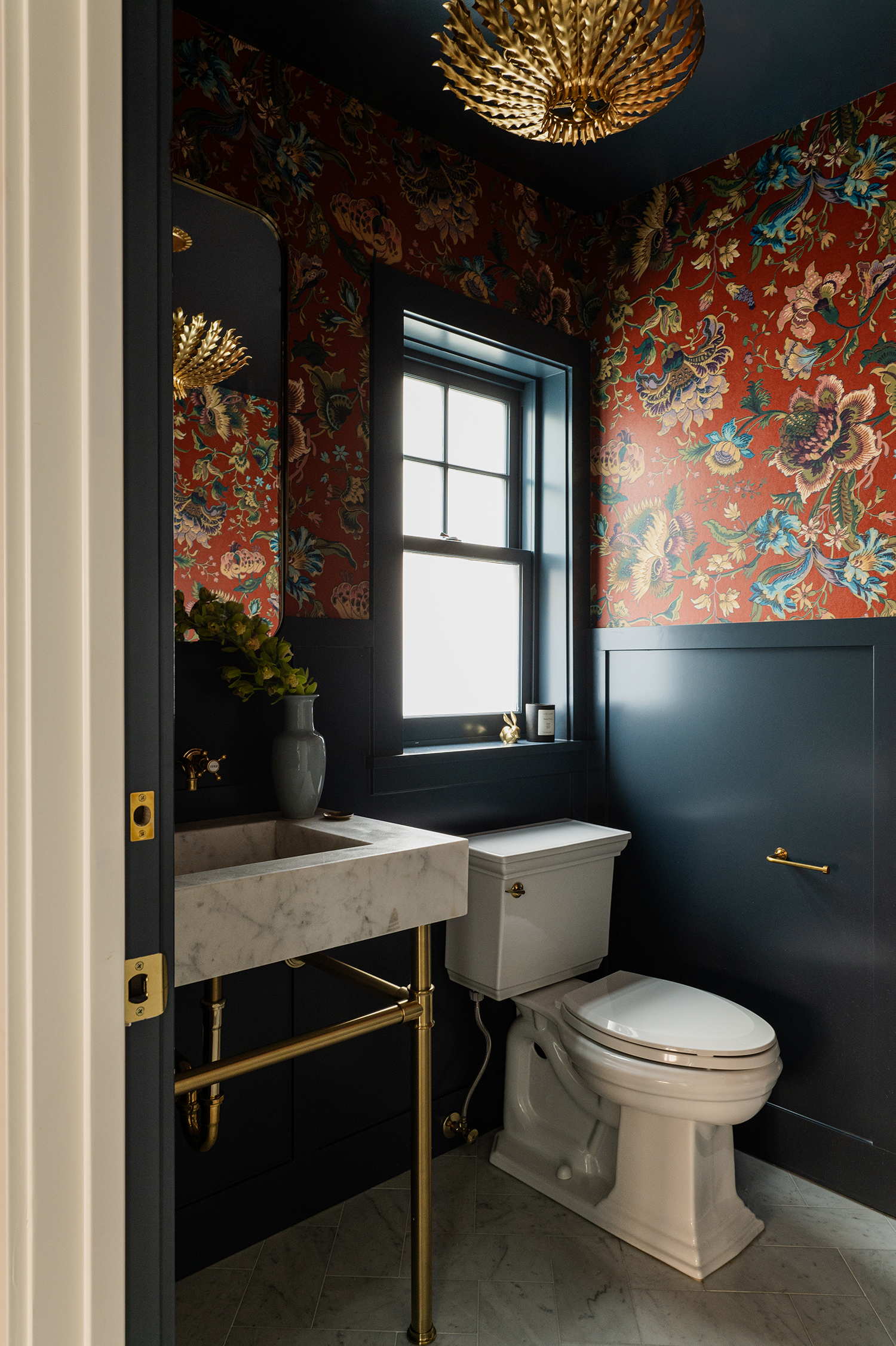 Powder Room in Seattle House by Jessica Nelson