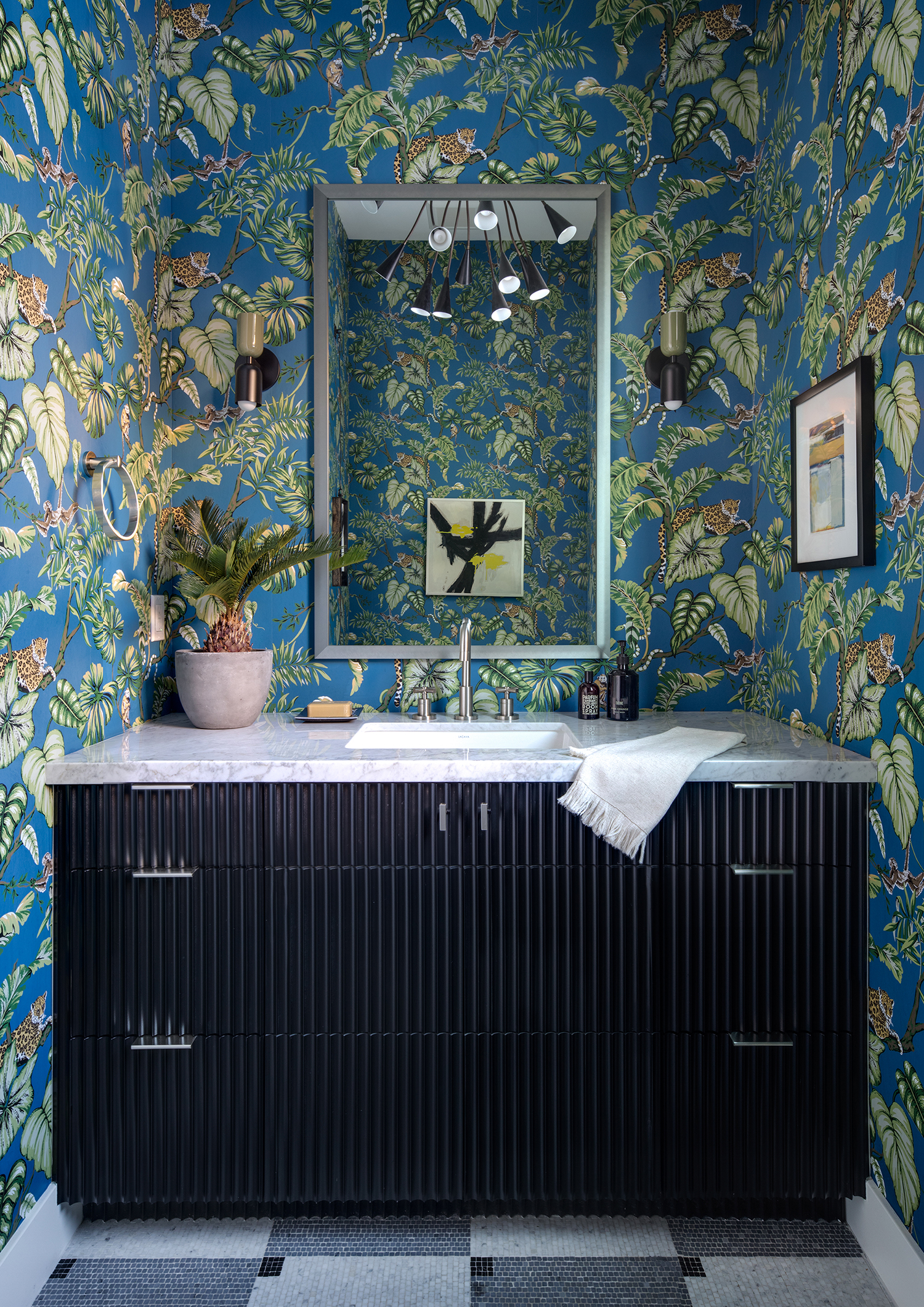 Powder Room in Stephanie Hunt Park City Home