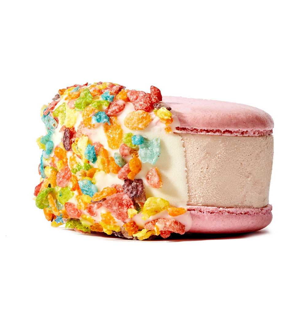 MILK Fruity Pebbles Ice Cream Sandwich