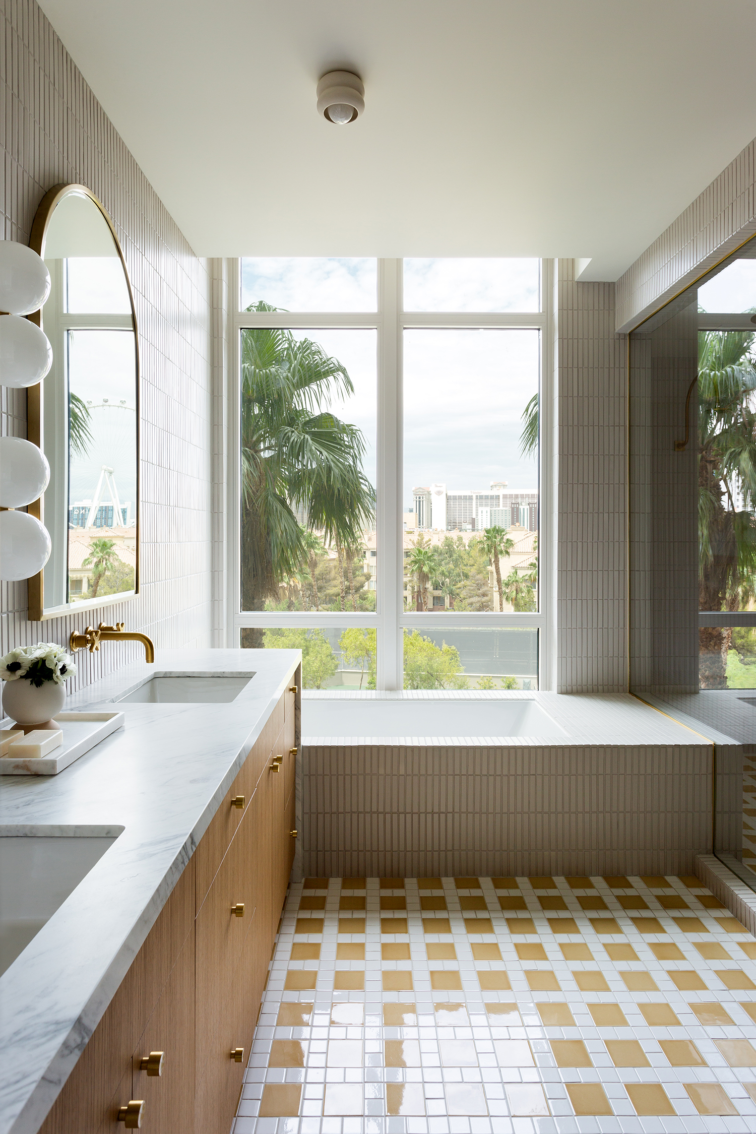 Primary Bathroom in Las Vegas Condo by Daniella Villamil