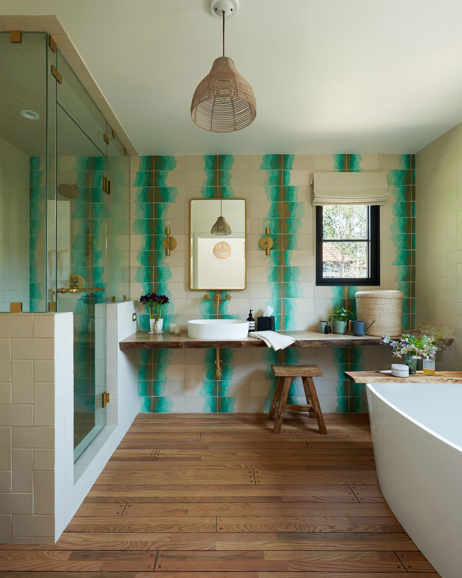Primary Bathroom in Santa Monica Bungalow by Harvest Architecture
