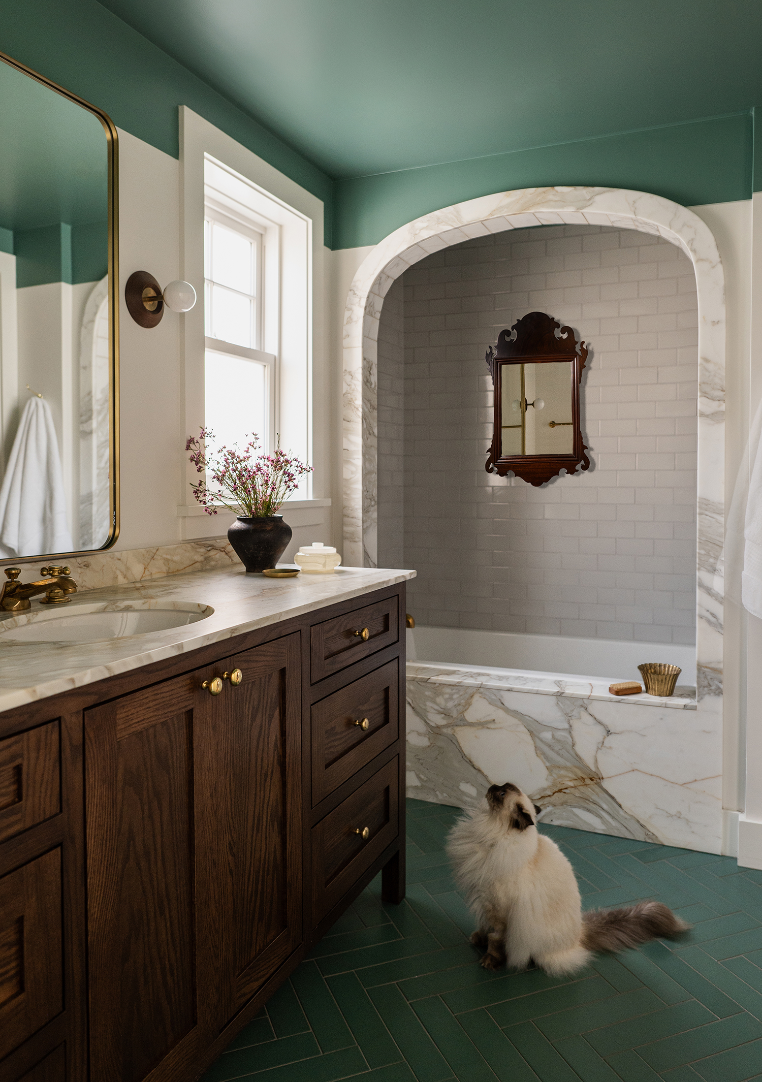 Primary Bathroom in Seattle House by Jessica Nelson