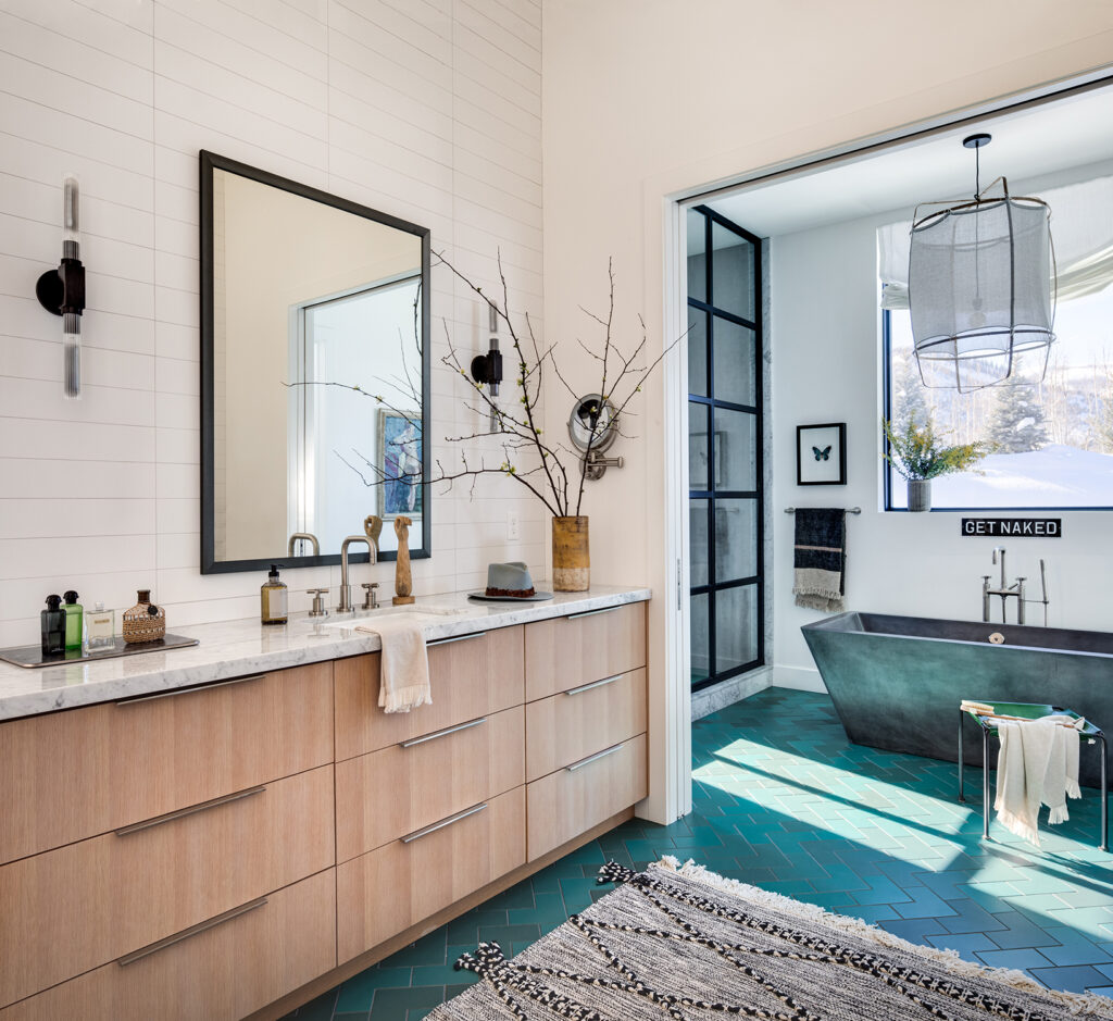 Primary Bathroom in Stephanie Hunt Park City Home