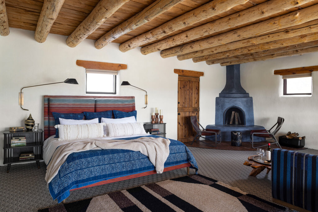 Primary Bedroom in Santa Fe House by Atelier Interior Design