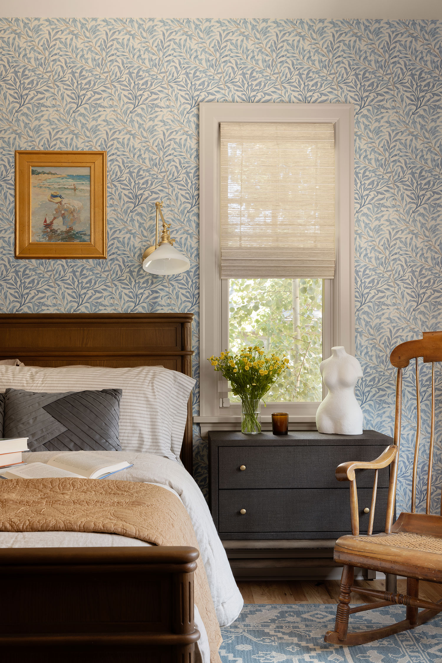 Primary Bedroom in Denver English Tudor by Atelier Design