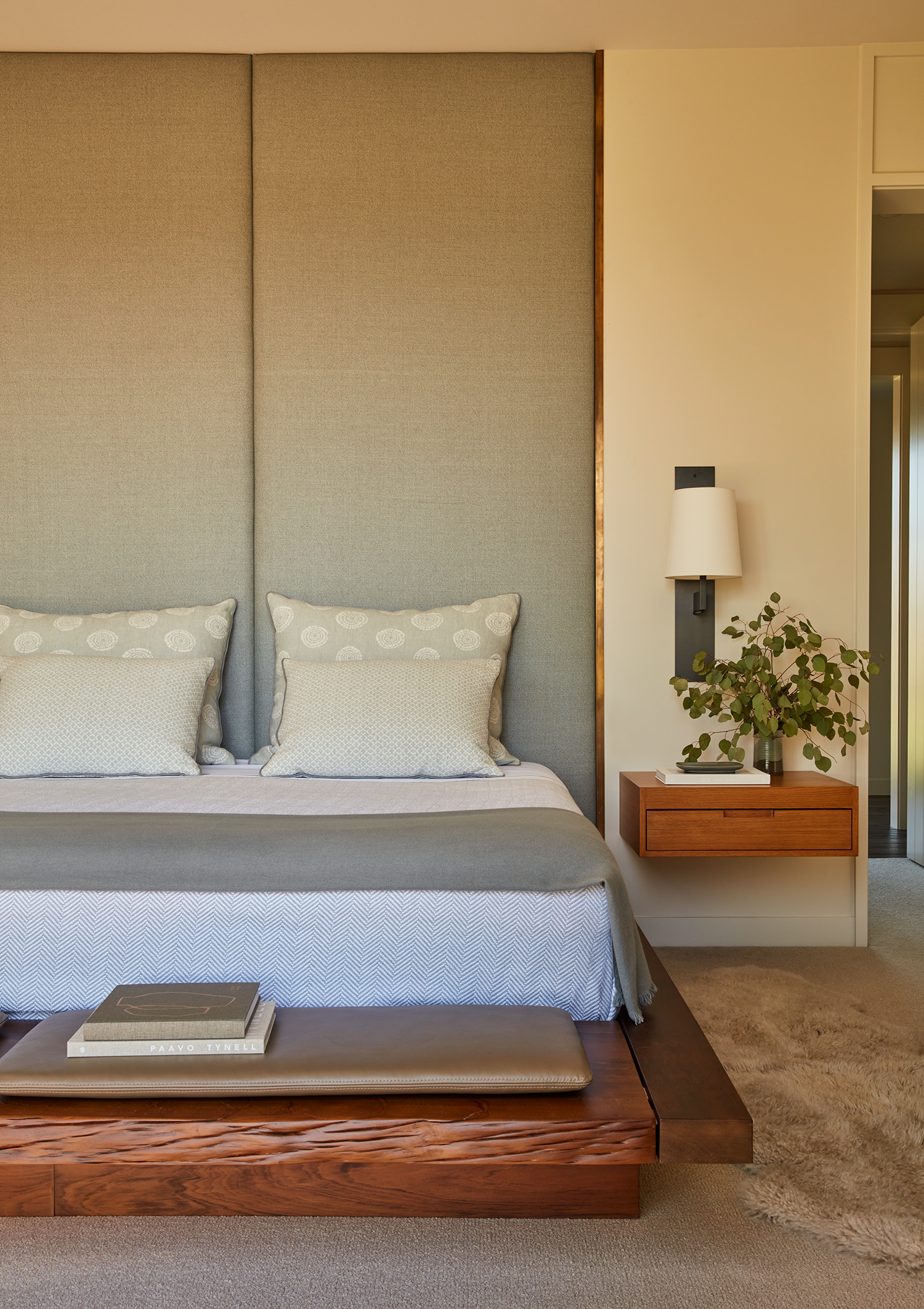 Primary Bedroom in Driggs Idaho House by Robbins Architecture