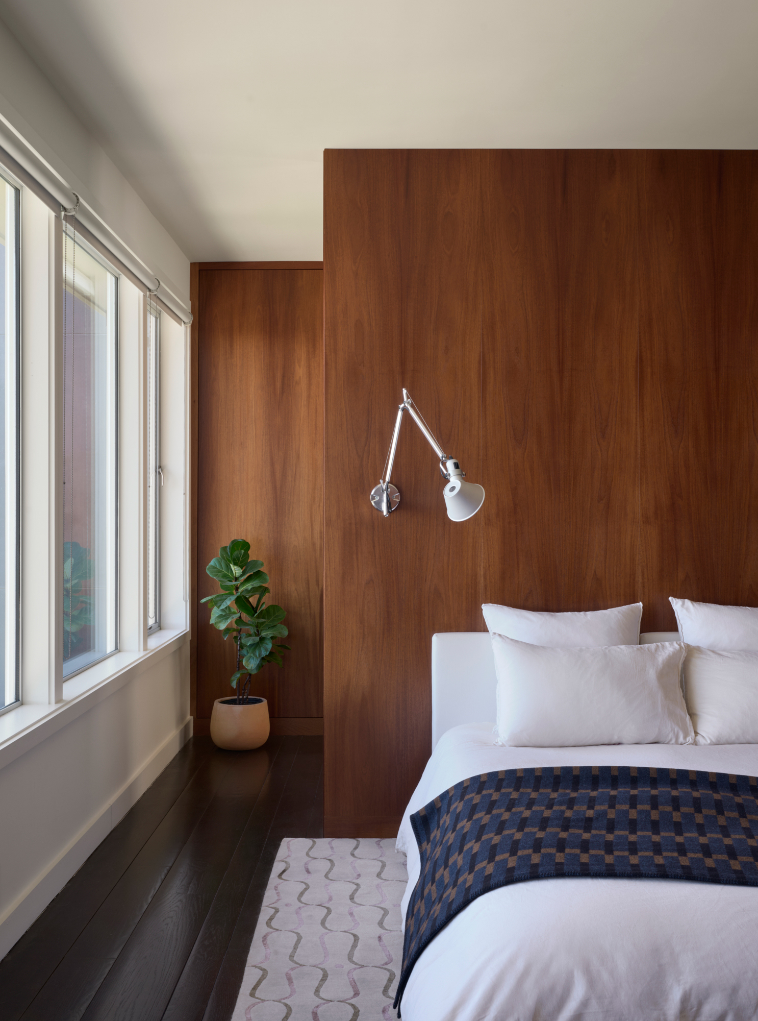 Primary Bedroom in SF Ranch House by MDA