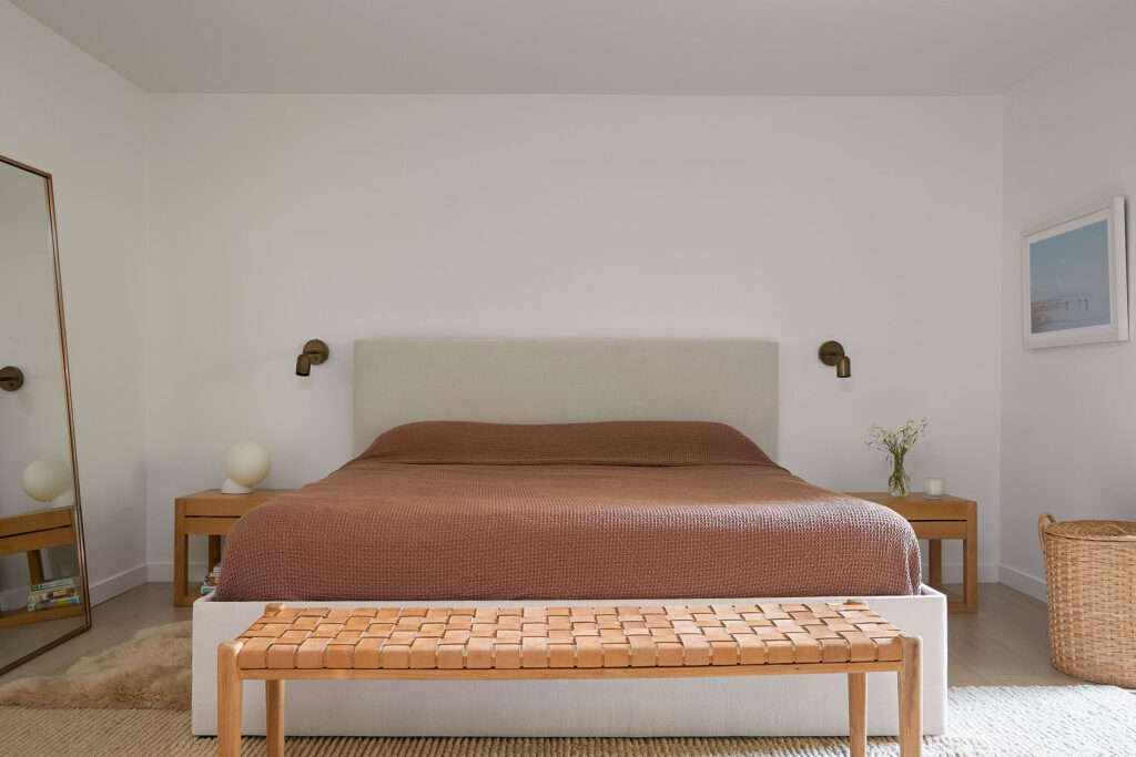 Primary Bedroom in Mill Valley House by Field Theory