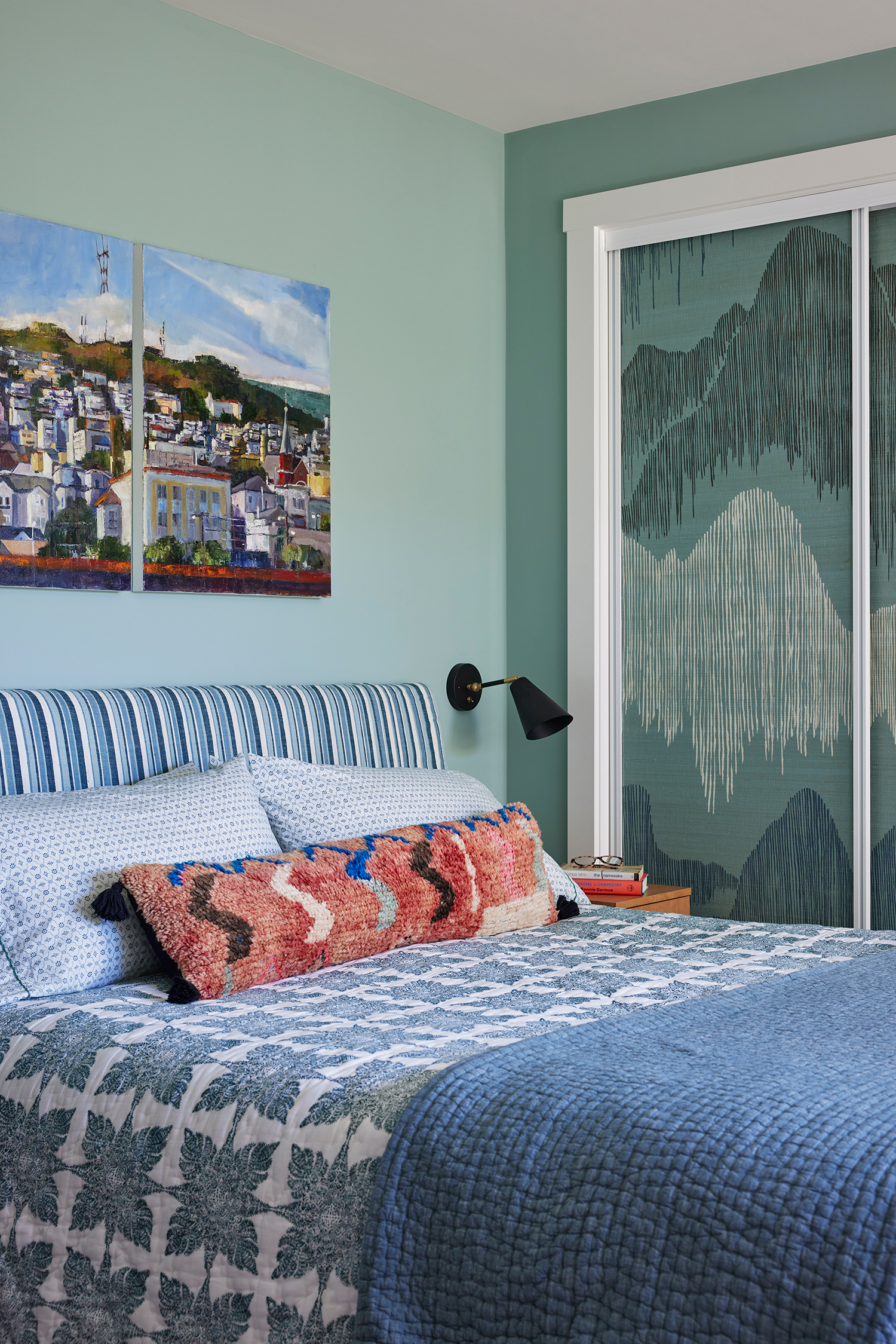 Primary Bedroom in Mission Condo by Jeannie Fraise