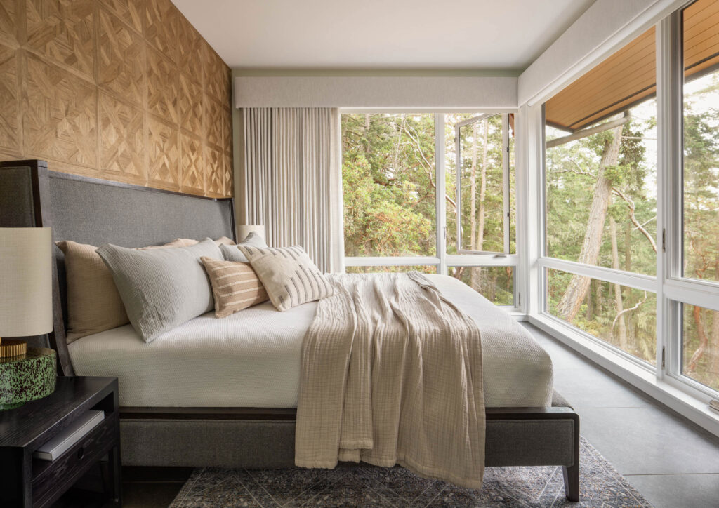 Primary Bedroom in Orcas Island Cottage
