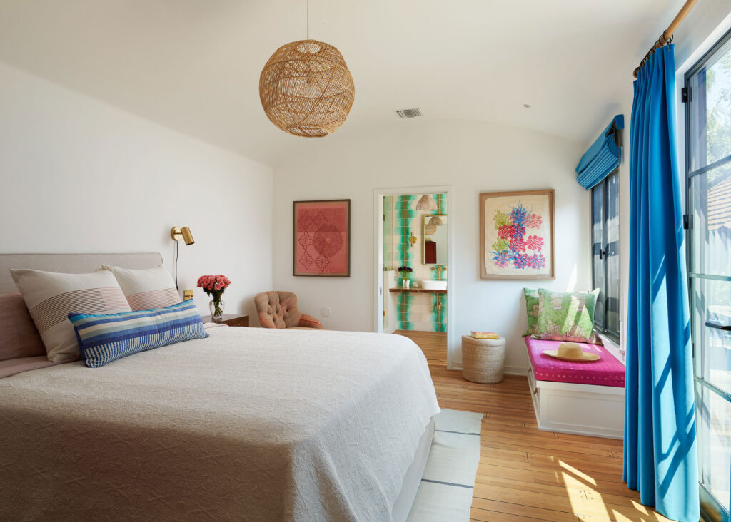 Primary Bedroom in Santa Monica Bungalow by Harvest Architecture