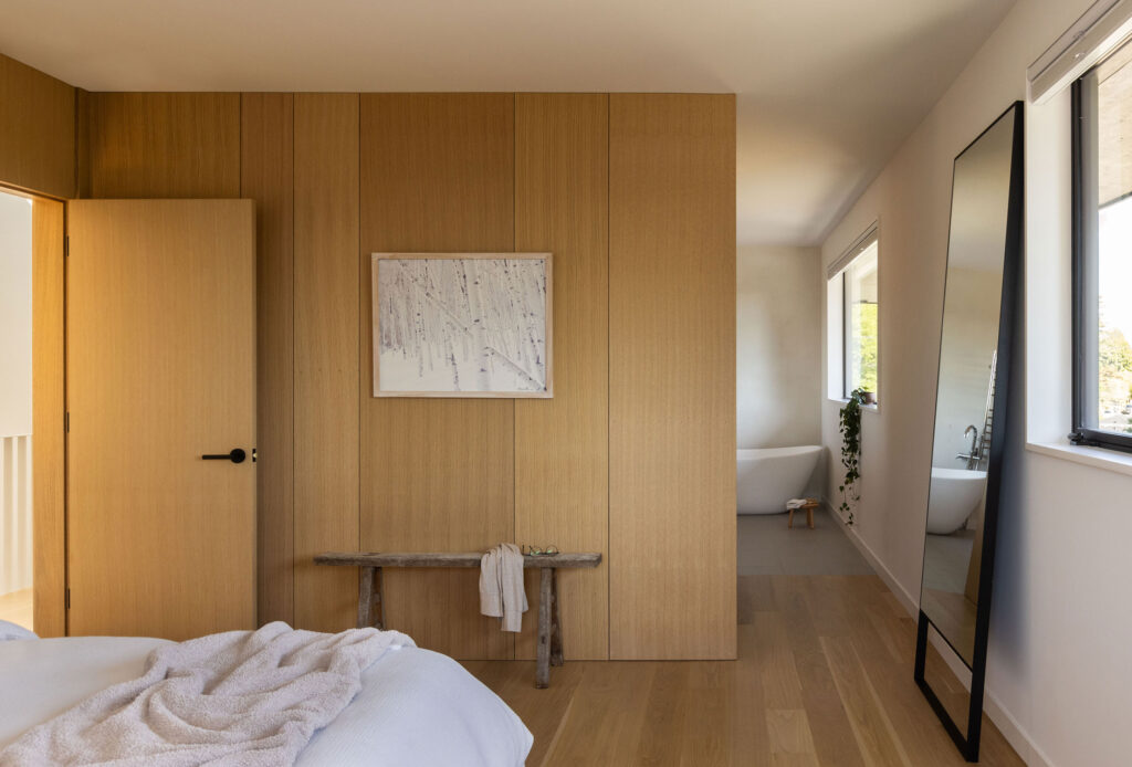 Primary Bedroom in Seattle House by Analog Architecture and Design