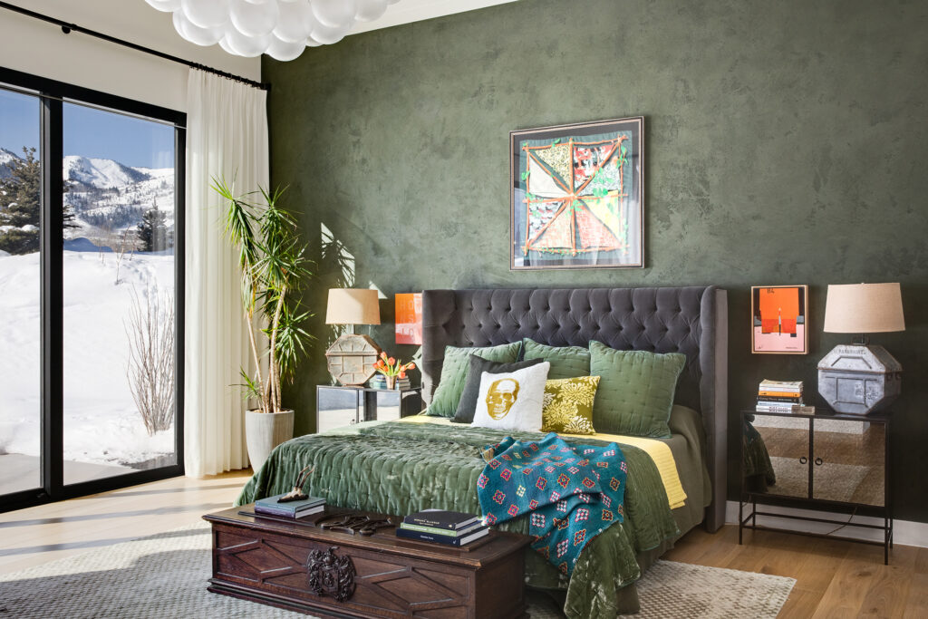 Primary Bedroom in Stephanie Hunt Park City Home