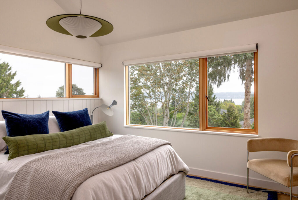 Primary Suite Bedroom in Seattle House by Best Practice Architecture