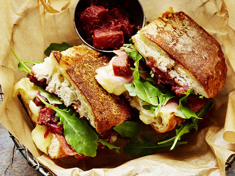 Prosciutto Panini with Rhubarb Relish Image