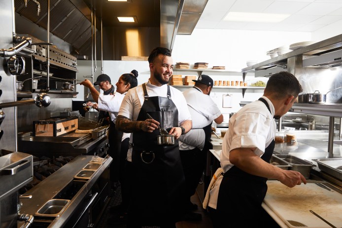 Chef Quentin Garcia and the Rainbird team