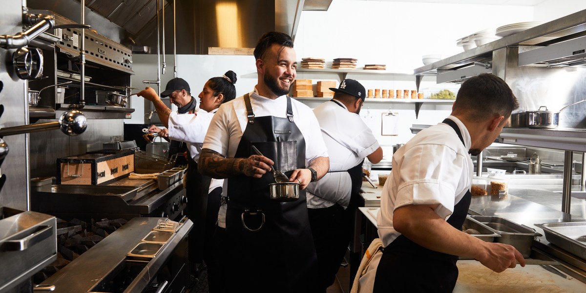 Chef Quentin Garcia and the Rainbird team