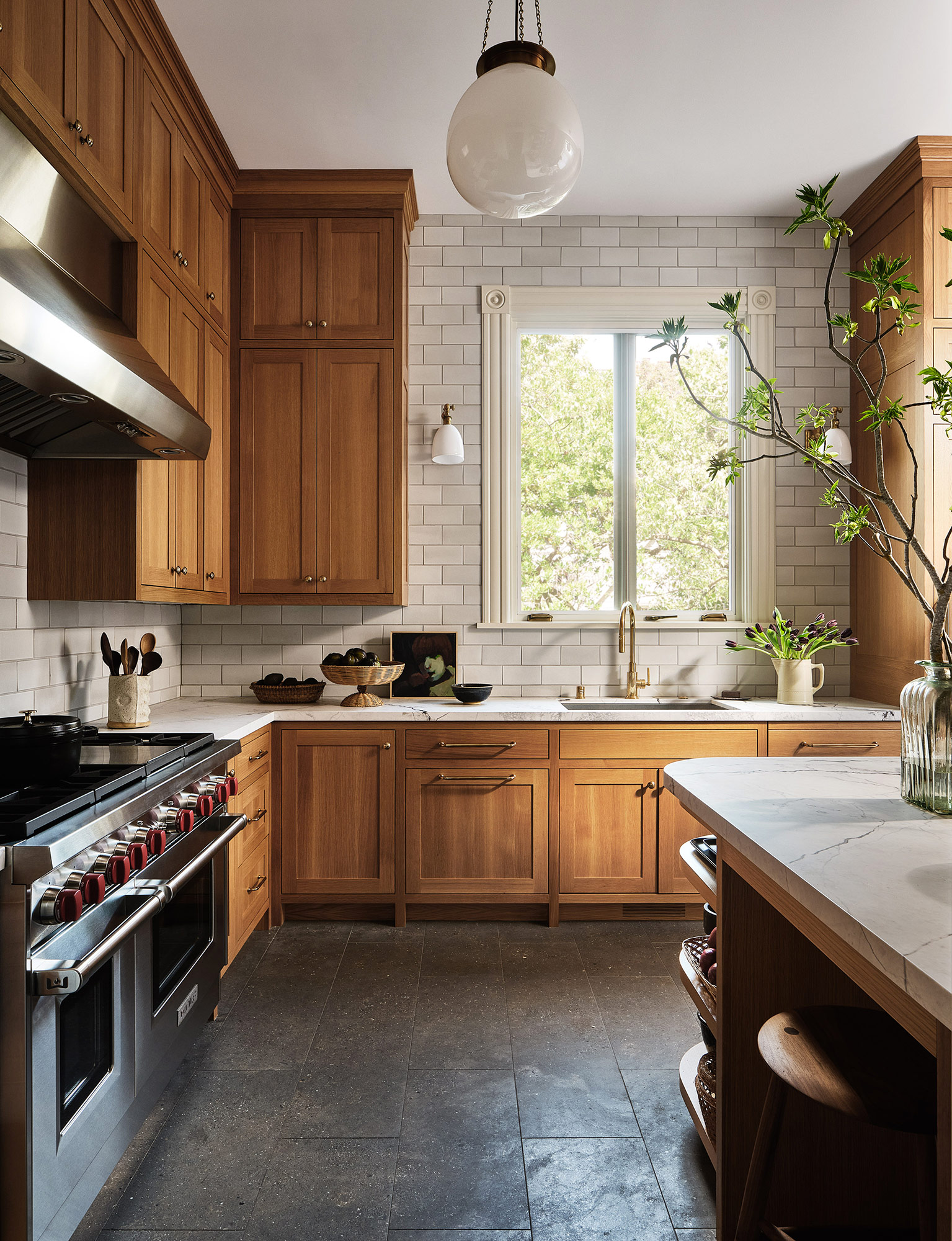 Range Hood in Victorian Kitchen by Chantal Lamberto