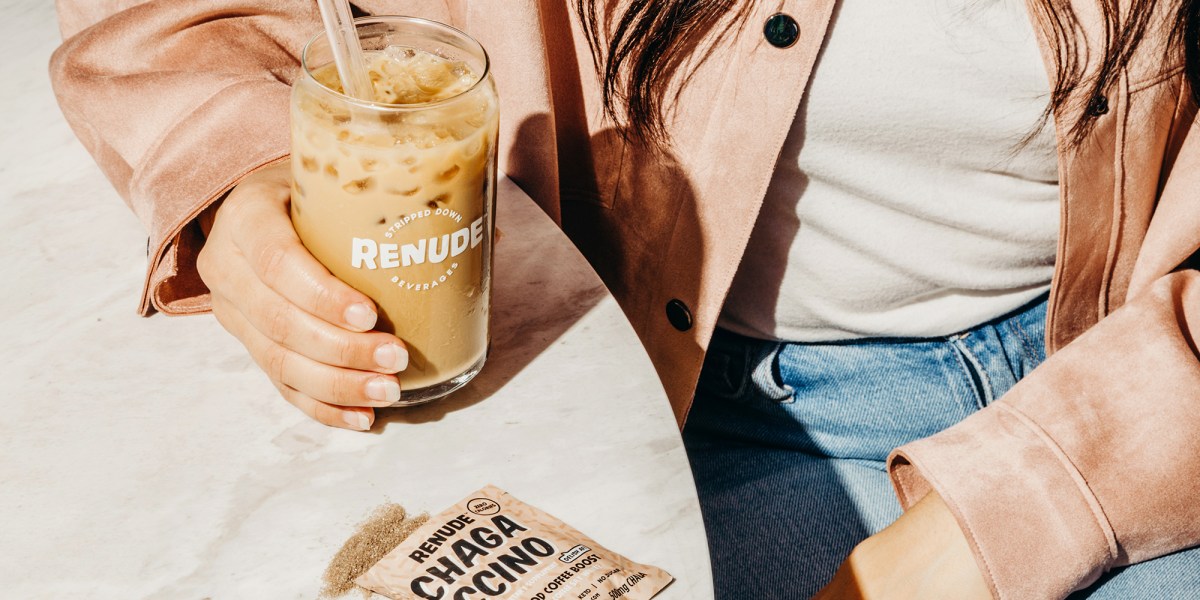 Renude Chagaccino Coffee Mushrooms Adaptogens Lifestyle