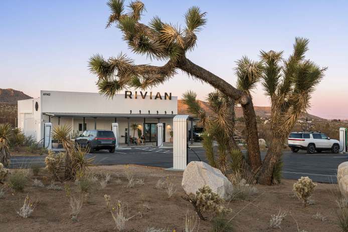 Rivian Joshua Tree Charging Outpost Exterior