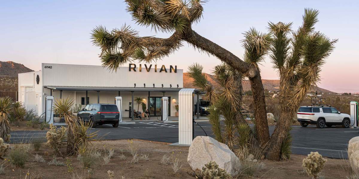Rivian Joshua Tree Charging Outpost Exterior