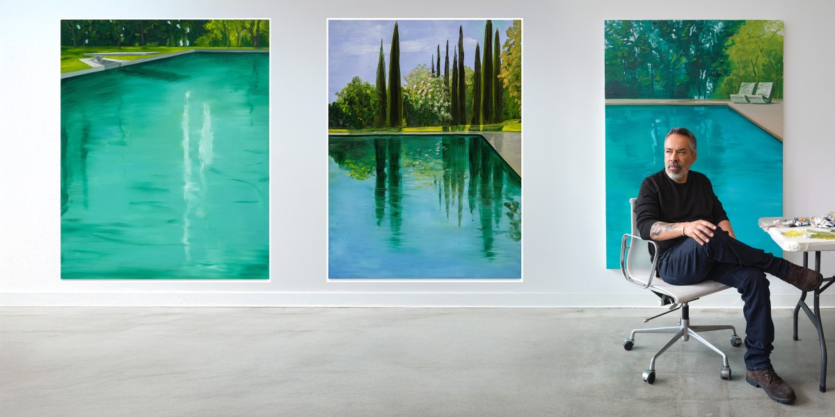 Salomón Huerta Portrait with Pool Series