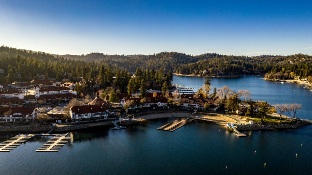 resort on shore of lake arrowhead