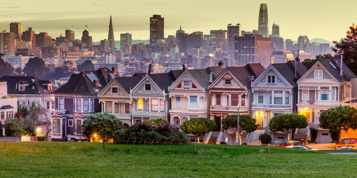 San Francisco's Alamo Square and Painted Ladies