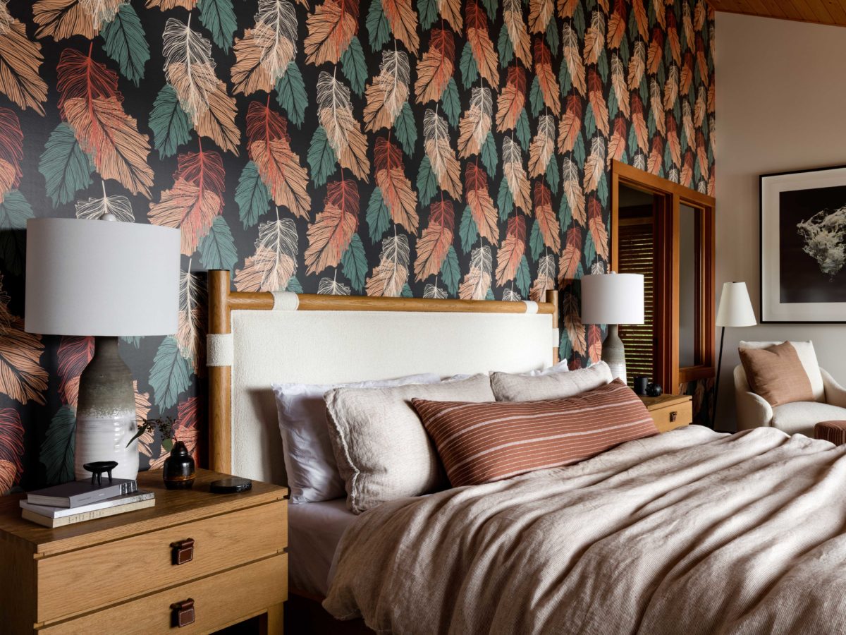 Primary Bedroom with Milton and King Wallpaper