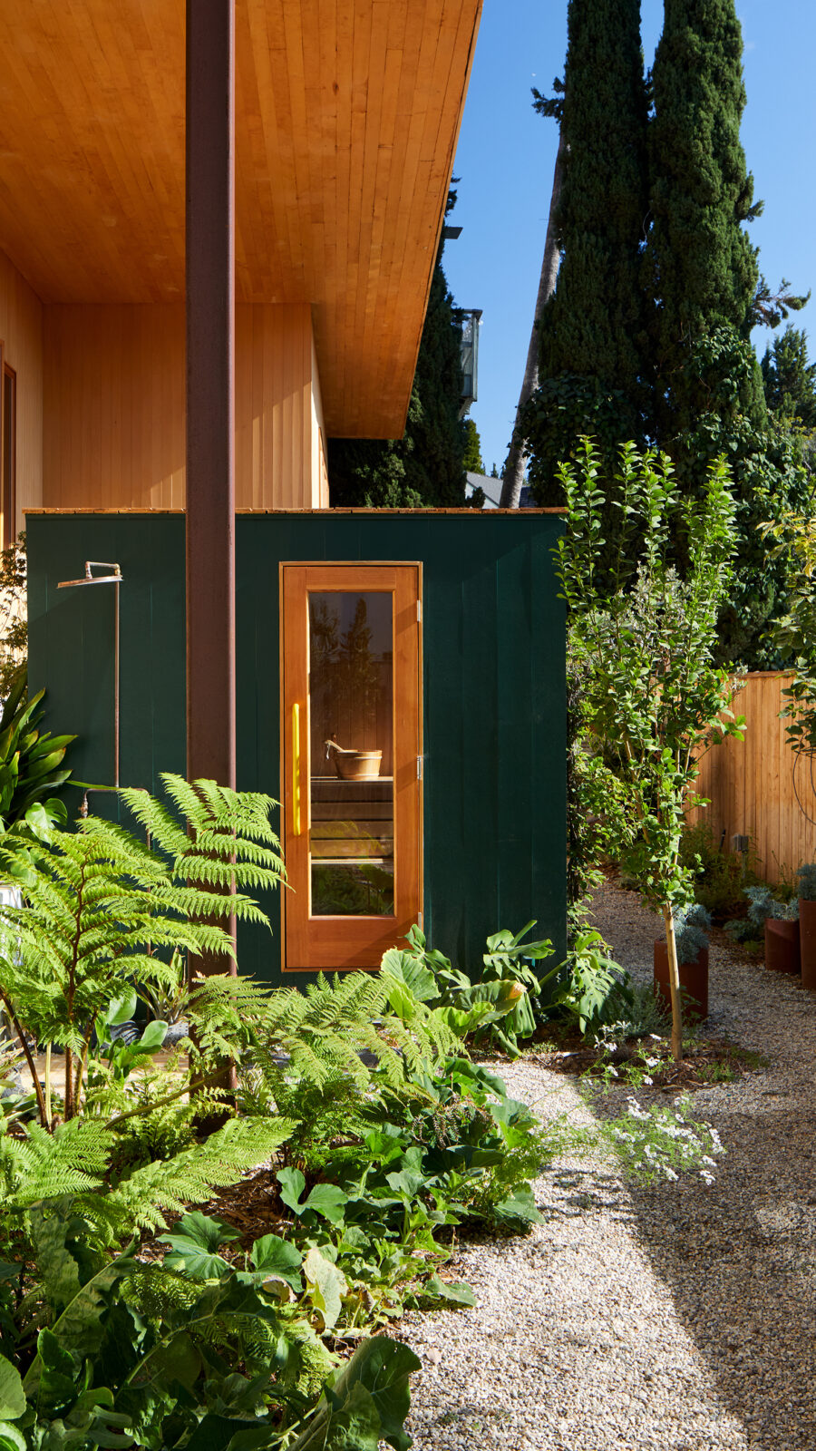 Sauna in Silver Lake House by Laun