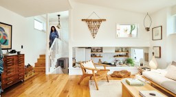 Sausalito Houseboat Living Area