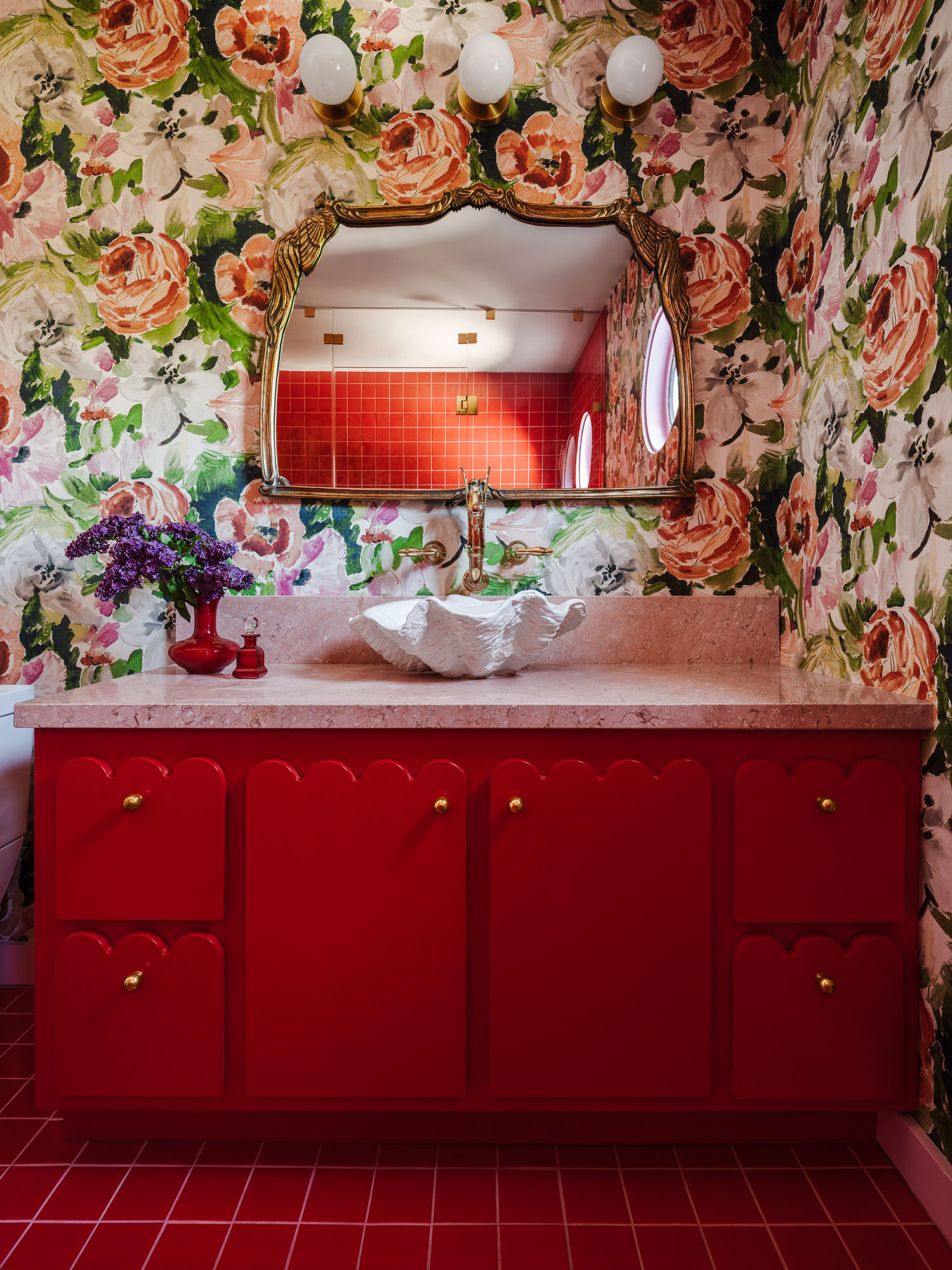 Scallop Bathroom Cabinets by Another Human