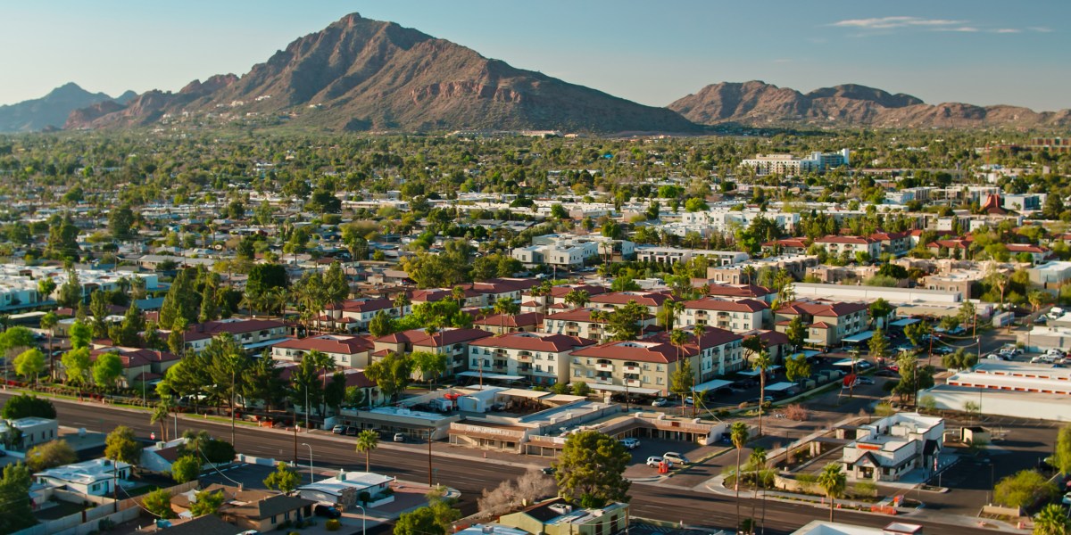 Scottsdale Arizona Aerial View