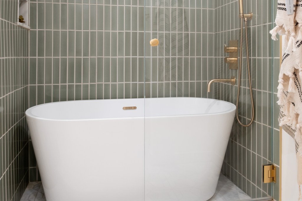 How a Leaky, Dark, and Dated Bathroom Was Transformed Into a Spa-Like Space