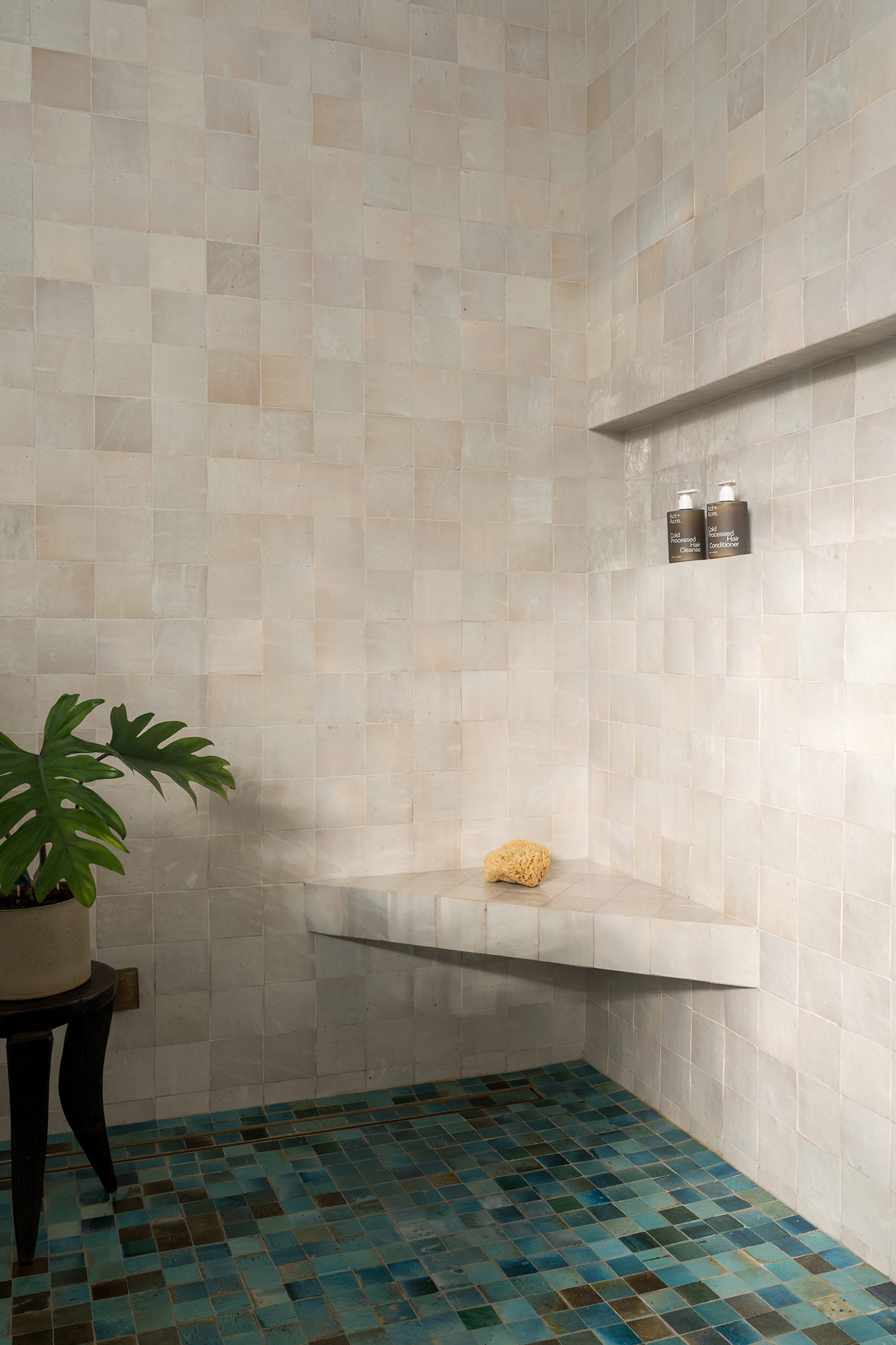 Shower Tile Bathroom by Terramar Interiors