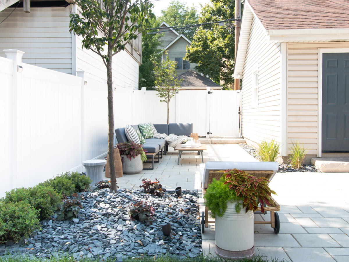 Side Yard Seating Area